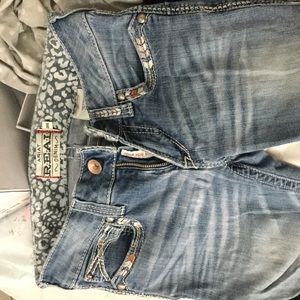 Barely worn Ariat denim boot cut jeans